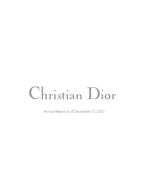 dior annual report pdf